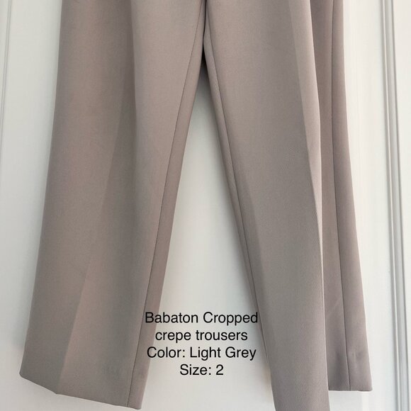 Babaton Conan Cropped Crepe Trousers - Picture 3 of 3